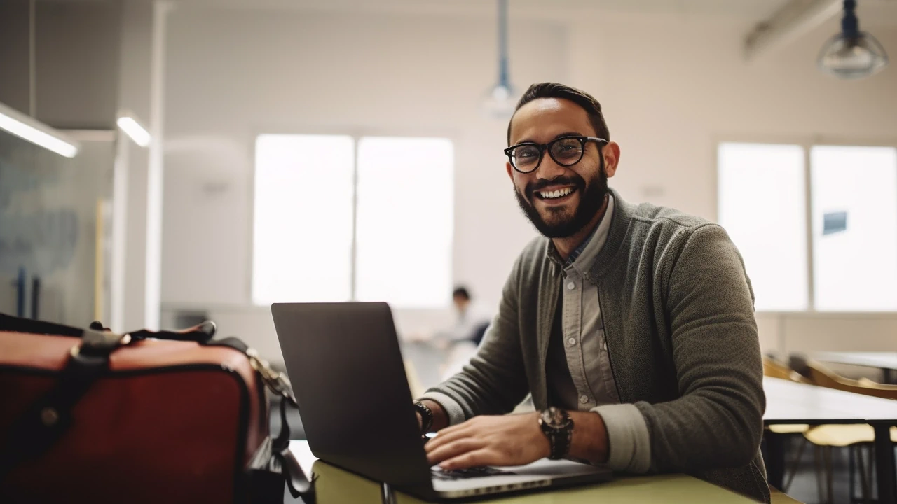 Stress-free teacher whose wellbeing has been improved by MiniTest
