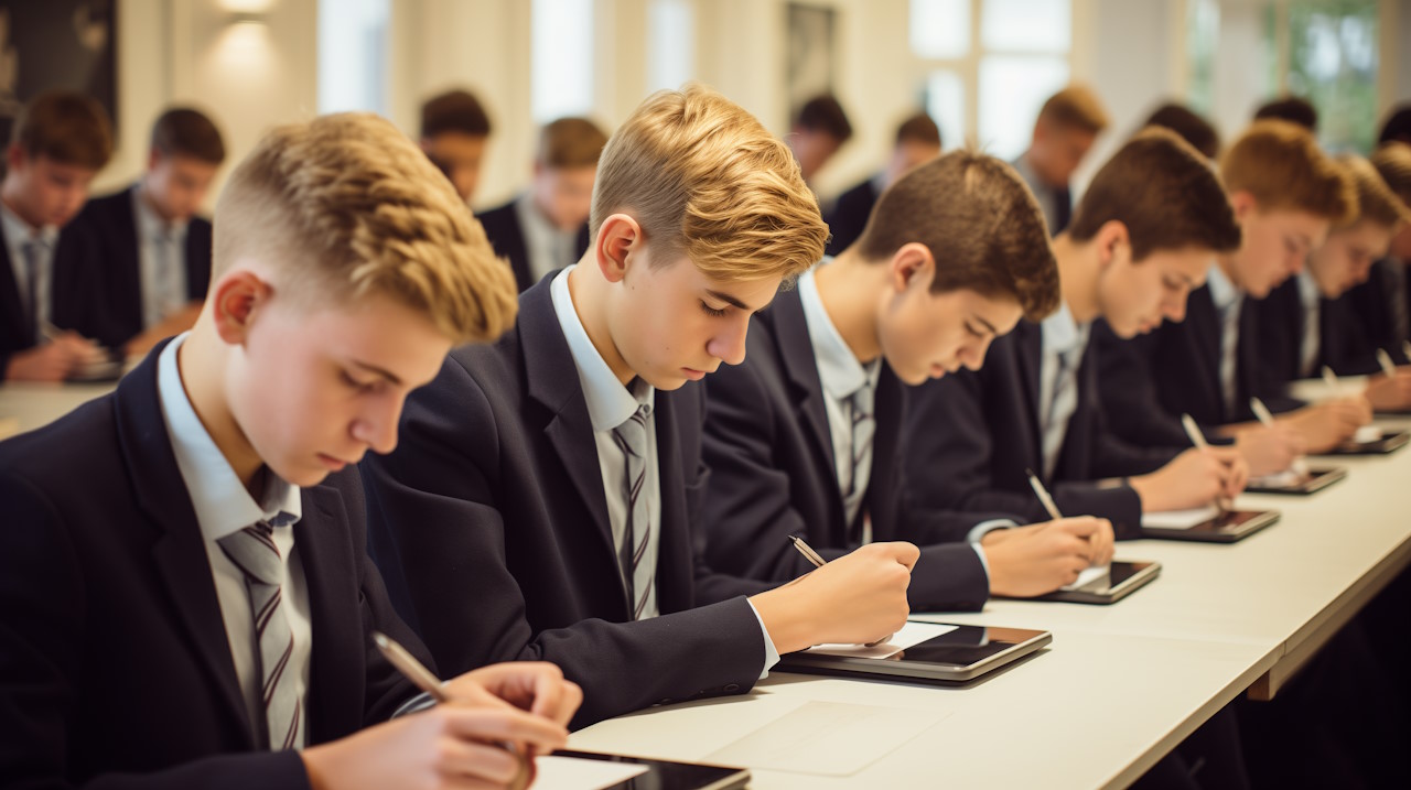 Screenshot of on-screen testing